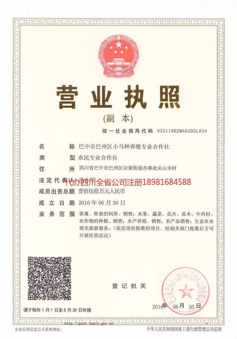 开江开江小马种养殖专业合作社